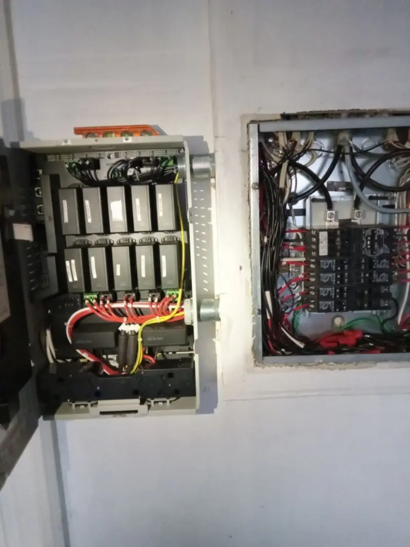 Electrical panel upgrade completed for Carbon Monoxide Detector Installation in Tinicum